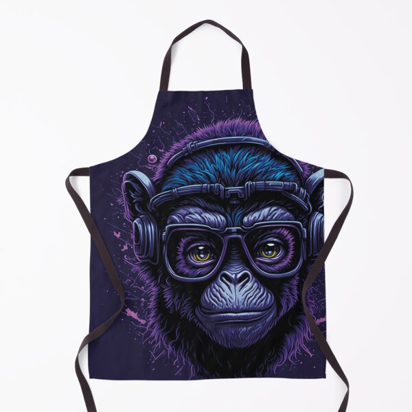 Item preview, crazy monkey purple neon effect designed and sold by artegrafico92.