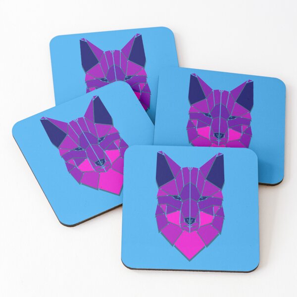 Item preview, Colorful Geometric Fox Head designed and sold by TheCatmeow2000.