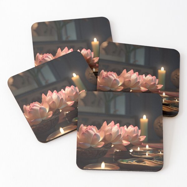 Item preview, Lotus Flowers best lighting zen interior Wall Art, Spiritual, Spa Wall art Ratio 16:9 -3 designed and sold by jetaiart.