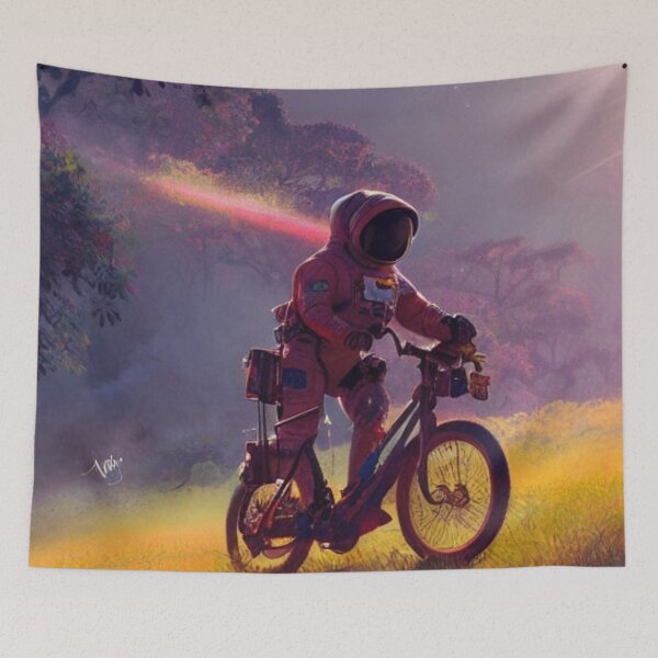 Item preview, Kid Astronaut Riding A Bike designed and sold by Space-Wear.