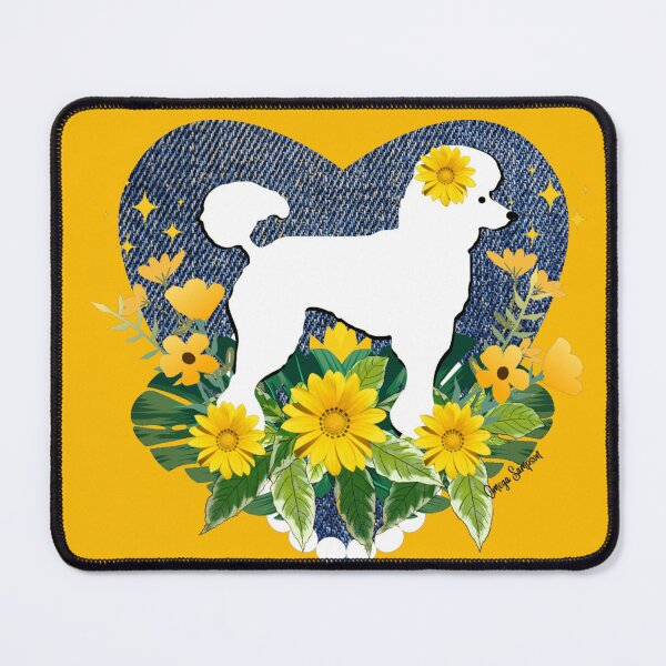Item preview, Denim heart Poodle designed and sold by artbyomega.