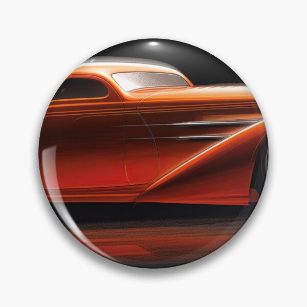Item preview, illustration of a classic car type hotrod from the 30s designed and sold by Paninato.