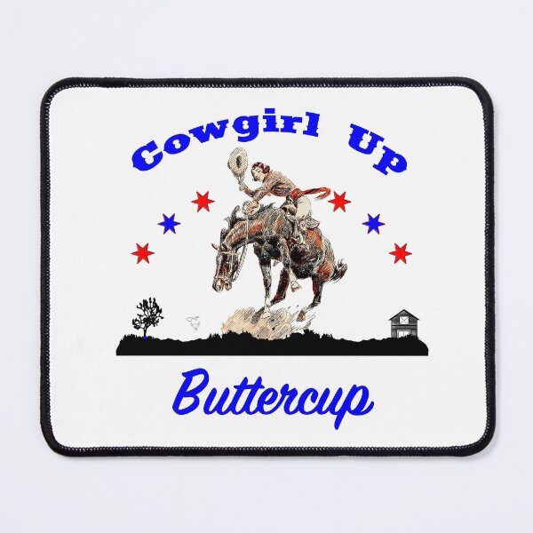 Item preview, Charles Russell Bucking Horse and Cowgirl: Cowgirl Up Buttercup designed and sold by CarpenterPhotos.