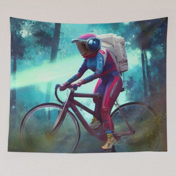 Item preview, Astronaut Riding A Bike designed and sold by Space-Wear.