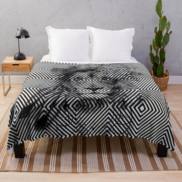 Item preview, Cubic Illusion Tattoo Design with Lion's Head designed and sold by TatooIllusion.