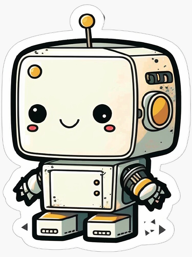 Robot Drawing Vector Art, Icons, and Graphics for Free Download