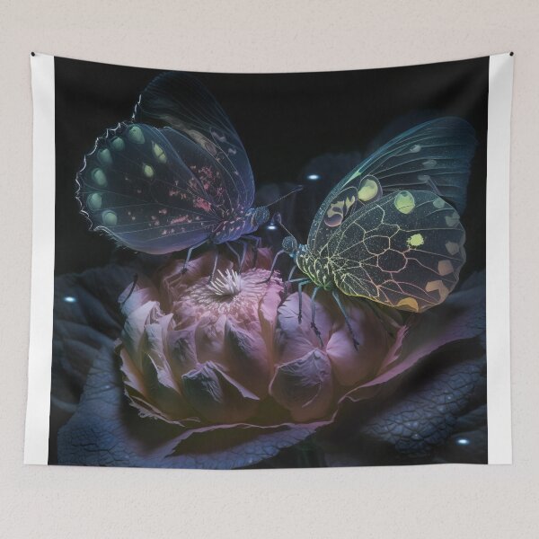 Item preview, Butterflies On A Flower designed and sold by oliviasunrise.