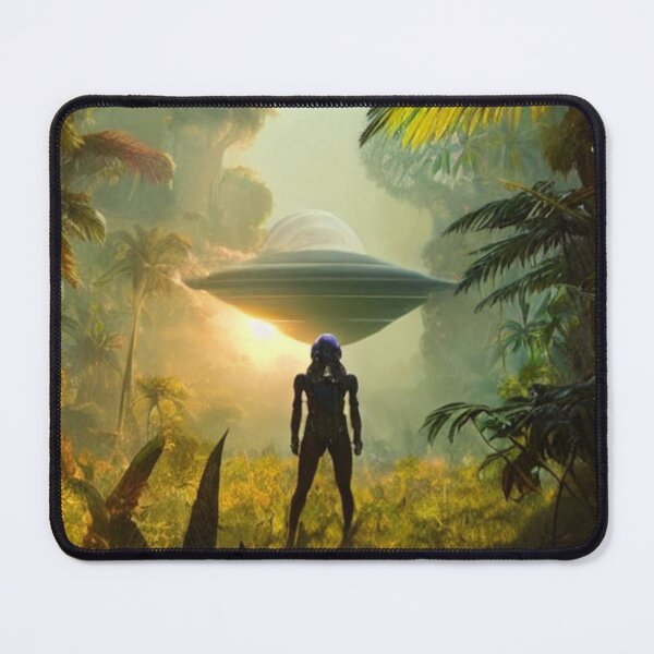 Item preview, Astronaut Standing Infront of UFO designed and sold by Space-Wear.
