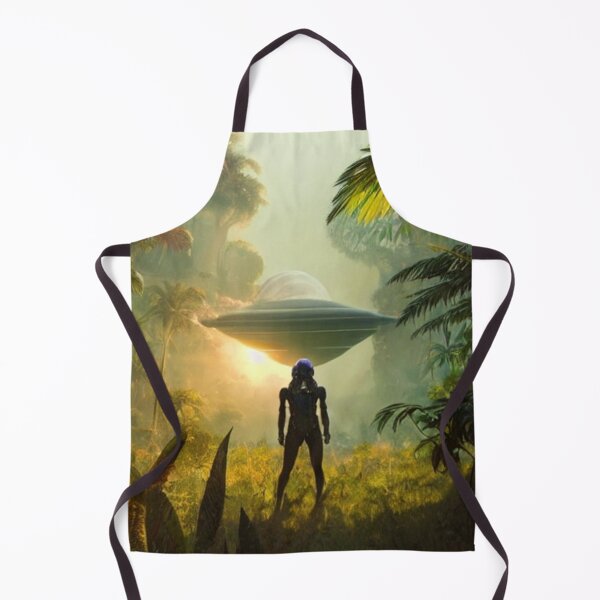 Item preview, Astronaut Standing Infront of UFO designed and sold by Space-Wear.