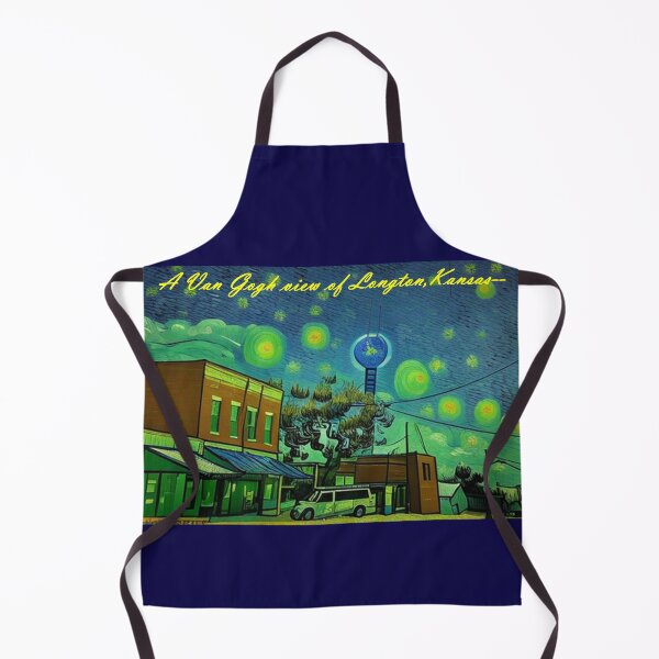 Item preview, A Van Gogh view of Longton, Kansas! designed and sold by michael6076.