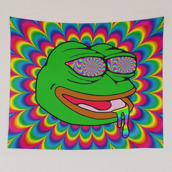 Item preview, Trippy Pepe Psychedelic Frog designed and sold by Slav-Art.