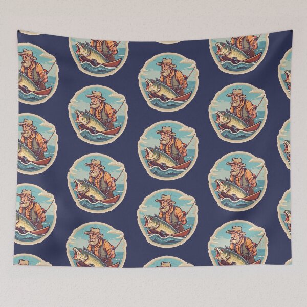 Item preview, My Catch - Man Fishing Design designed and sold by CosmicScare10.