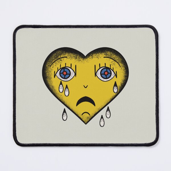 Item preview, crying heart tattoo yellow version designed and sold by lapyear.