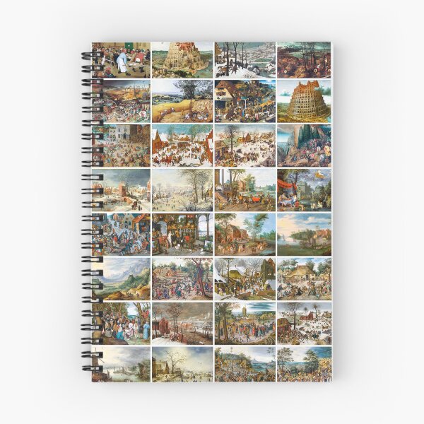 Item preview, Collection of vintage paintings by Bruegel arranged as a collage. Portrait, poster designed and sold by Michael Dietrich.