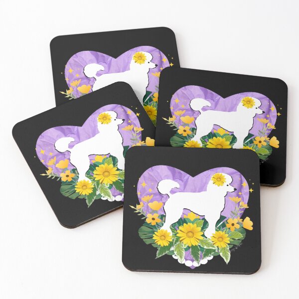 Item preview, Lavender Paper Heart Poodle  designed and sold by artbyomega.