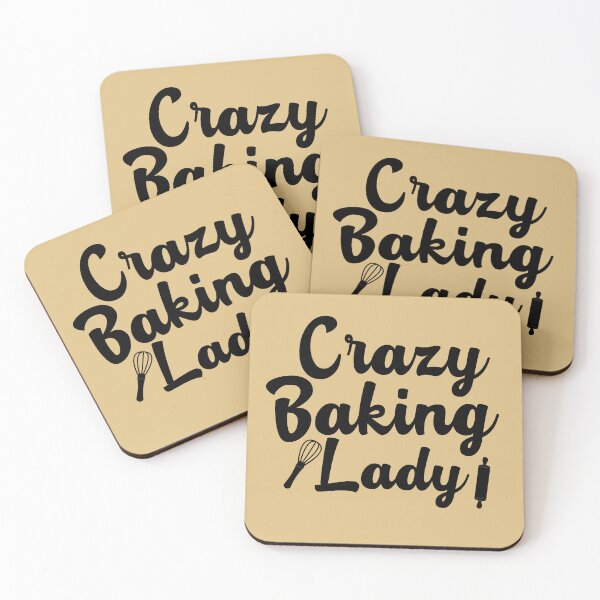 Item preview, Crazy Baking Lady Women Bakers Baking Lovers Mom Cooking Gift designed and sold by MouDantArts.