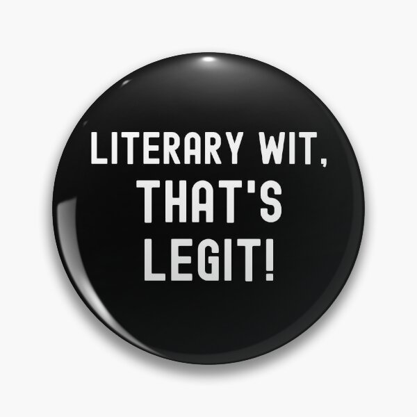 Artikelvorschau, Literary wit, that's legit! - Gift for Book Lovers, Gift for Bookworms Funny Reader Tee entworfen und verkauft von DonutShirts.