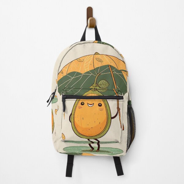 Item preview, Kawaii Papaya Smiling and Holding an Umbrella designed and sold by Aurora Hues.