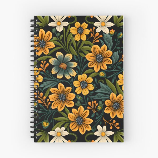 Item preview, patrón de flores silvestres designed and sold by Ecollections.