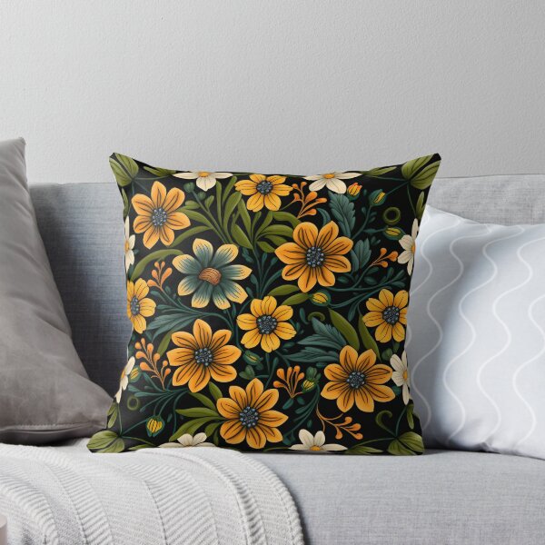 Item preview, patrón de flores silvestres designed and sold by Ecollections.