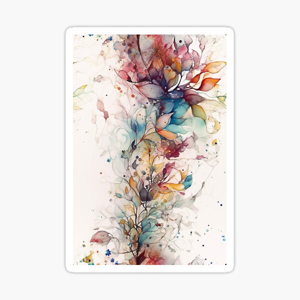 Orlenda - Colorful Leaves (1/4) Sticker