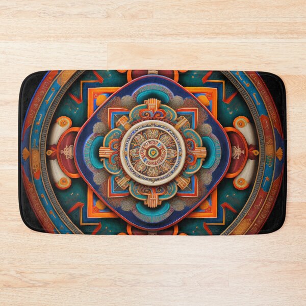 Item preview, Tibetan Peace Manadala - Buddism  designed and sold by LadyDharma.