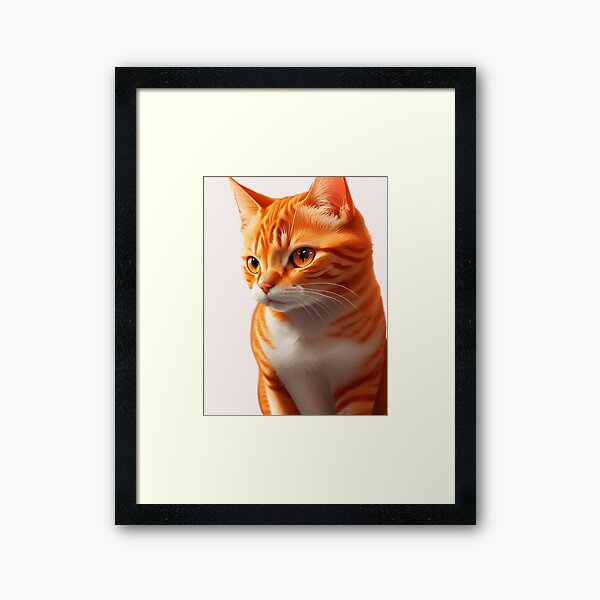 Item preview, orange tabby cat designed and sold by Grimspencilart.