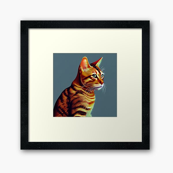 Item preview, orange tabby cat 2 designed and sold by Grimspencilart.