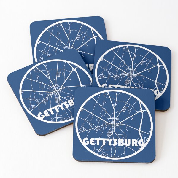 Item preview, Gettysburg Map Art designed and sold by beardsbayonets.