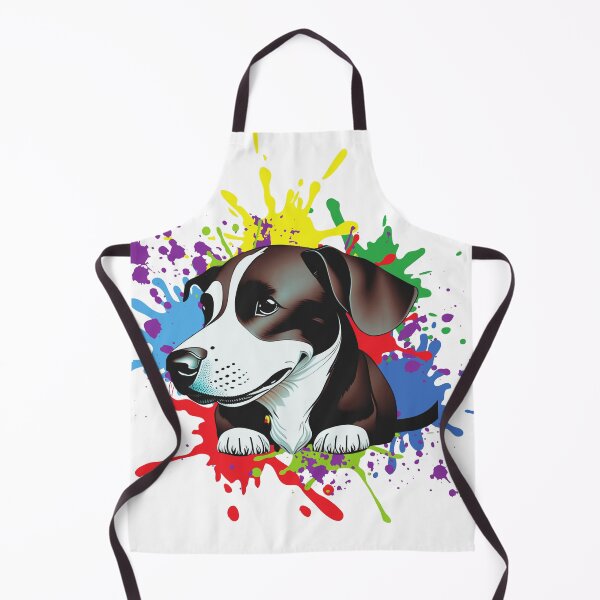 Item preview, Cute dog on splash color designed and sold by ManikRaja.