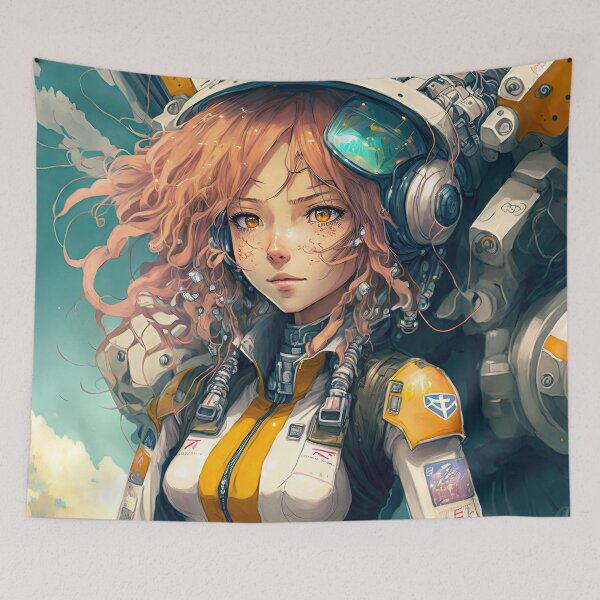 Item preview, Anime Girl Sci-Fi Cyberpunk Ghost System Virtual Pilot designed and sold by ultra-cool.