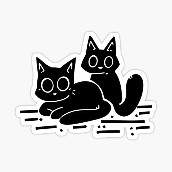 Item preview, Lucky Black Cats  designed and sold by carnicapyart.