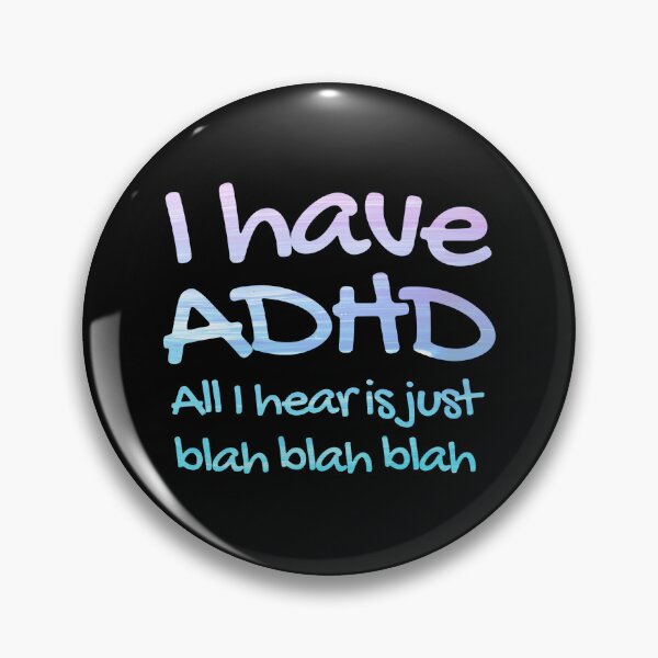 Item preview, Funny Naughty ADHD Couple Quote - I I have ADHD All I hear is just blah blah blah - Attention Deficit HyperActive Disorder | Neurodiversity | Neurodivergent | Neurodiverse designed and sold by MJDezigns.