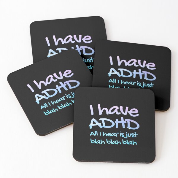 Item preview, Funny Naughty ADHD Couple Quote - I I have ADHD All I hear is just blah blah blah - Attention Deficit HyperActive Disorder | Neurodiversity | Neurodivergent | Neurodiverse designed and sold by MJDezigns.