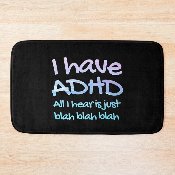 Item preview, Funny Naughty ADHD Couple Quote - I I have ADHD All I hear is just blah blah blah - Attention Deficit HyperActive Disorder | Neurodiversity | Neurodivergent | Neurodiverse designed and sold by MJDezigns.