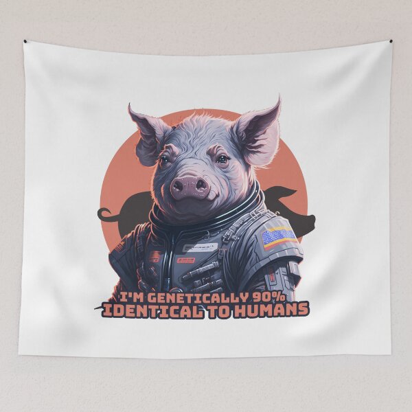 Item preview, Pig t-shirt 90% similar to humans designed and sold by relso.