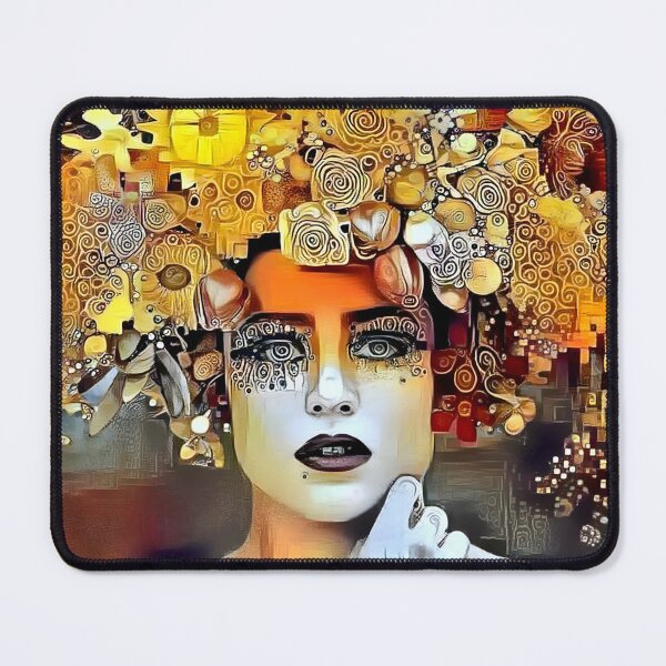 Item preview, Portrait inspired by Gustav Klimt. designed and sold by michel bazinet.