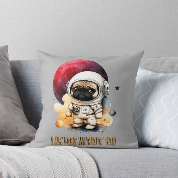 Item preview, Astronaut Pug in Love designed and sold by Astralia.