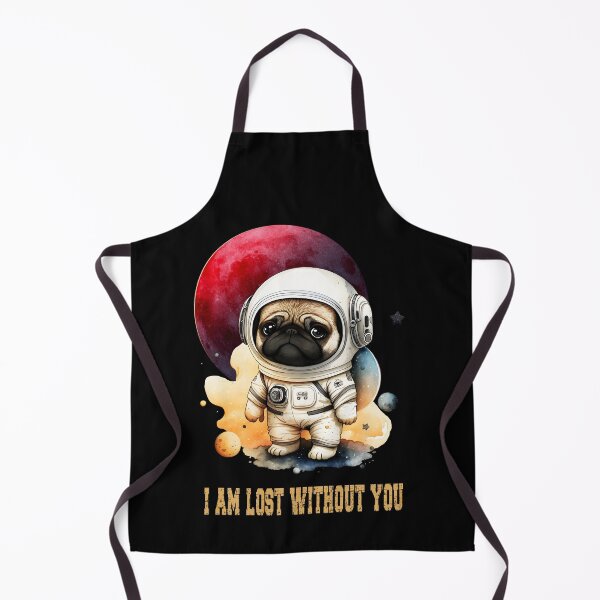 Item preview, Astronaut Pug in Love designed and sold by Astralia.