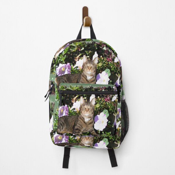 Item preview, Content Cat in a Petunia Bed designed and sold by kristalcurt.