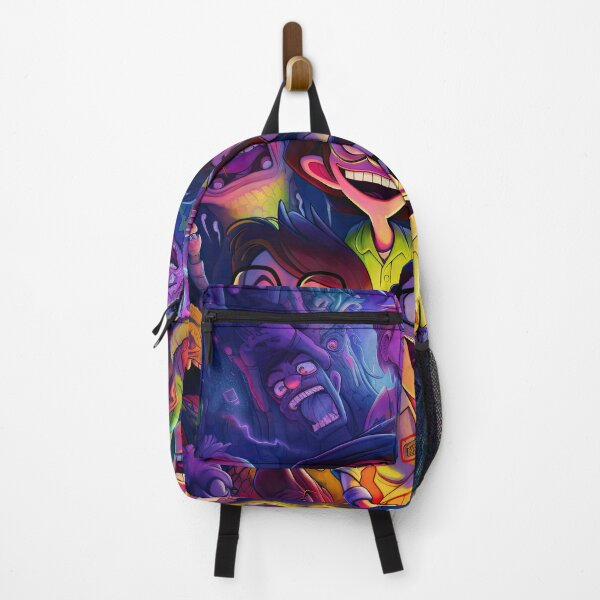Item preview, Vibrant Watercolor Painting of Big Mouth Characters with Playful Distortions designed and sold by THC Studios.