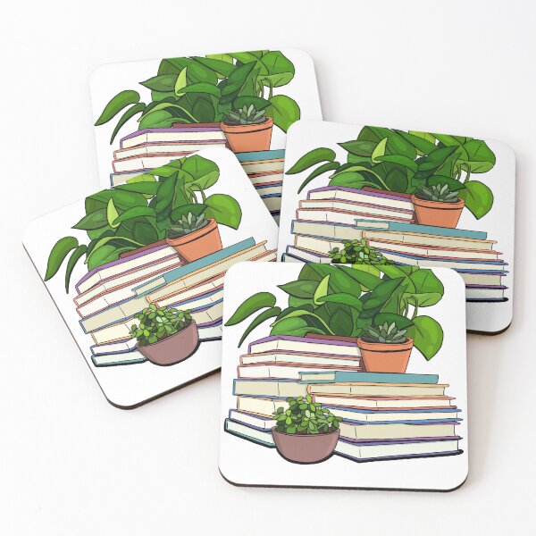 Item preview, Plants and Books - cozy vibes  designed and sold by gaslight-n.