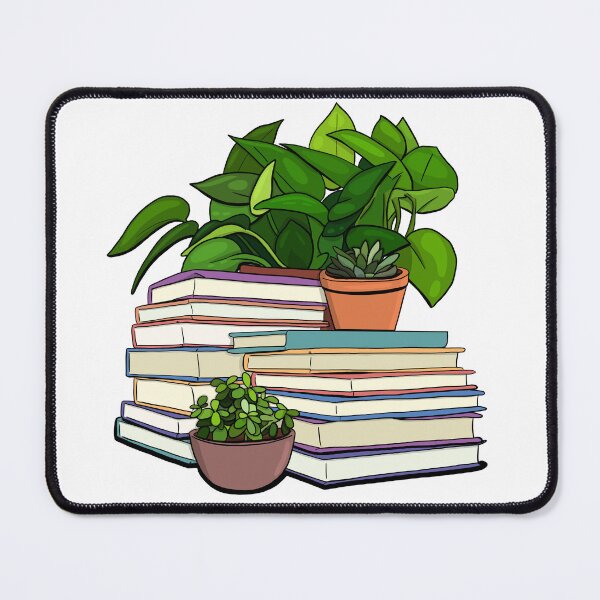 Item preview, Plants and Books - cozy vibes designed and sold by gaslight-n.