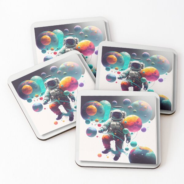 Item preview, Color Blasted Astronaut  designed and sold by Navi03.