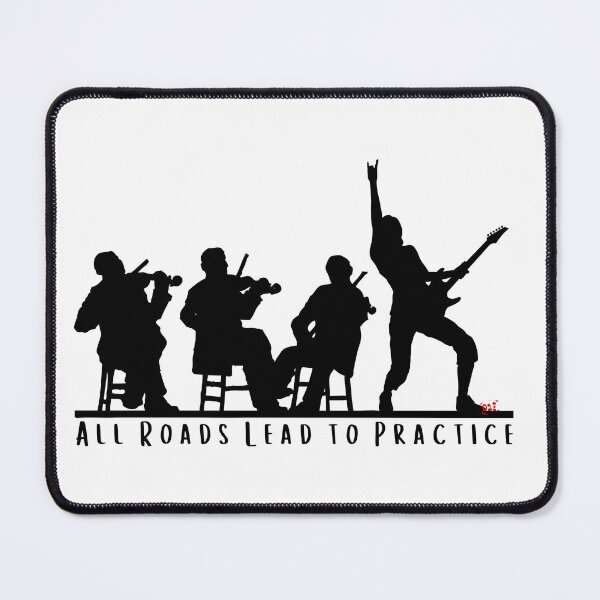 Item preview, All Roads Lead to Practice / Music Quotes designed and sold by royumi.