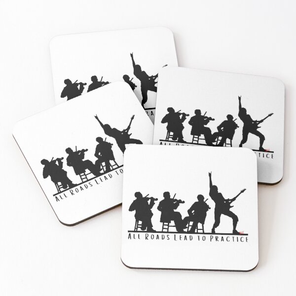 Item preview, All Roads Lead to Practice / Music Quotes designed and sold by royumi.