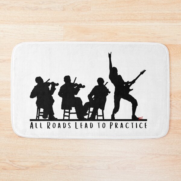 Item preview, All Roads Lead to Practice / Music Quotes designed and sold by royumi.