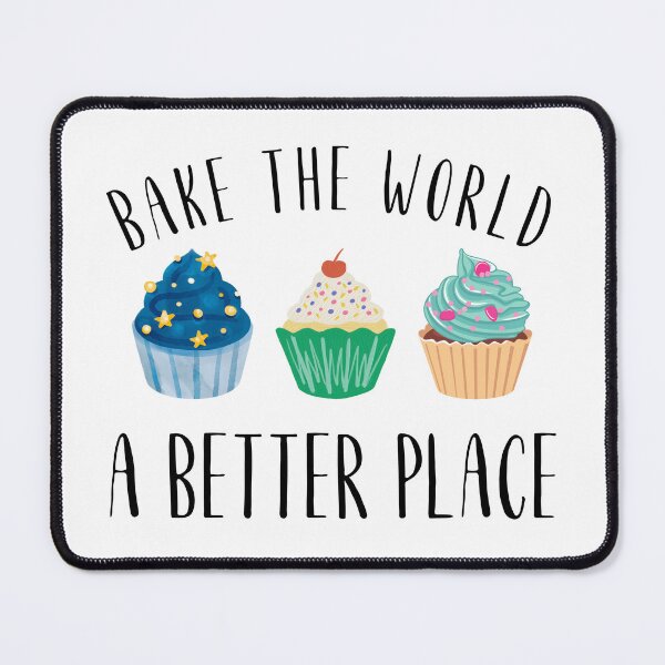 Item preview, Bake The World A Better Place Funny Baking Bakers Gift designed and sold by MouDantArts.