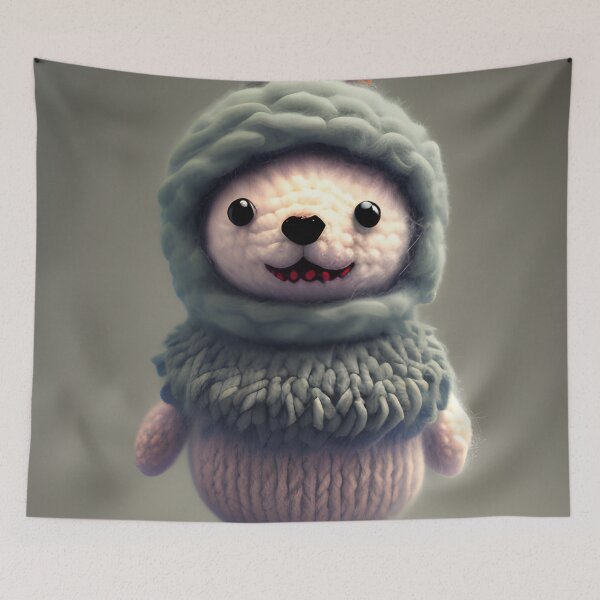Item preview, Knitted Mini Monster  designed and sold by thewolffpress.