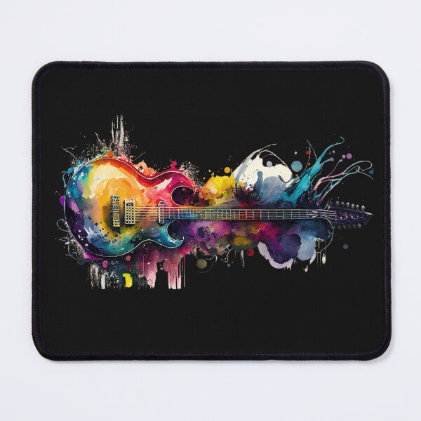 Item preview, Wildly colored Guitar designed and sold by Satorizations.